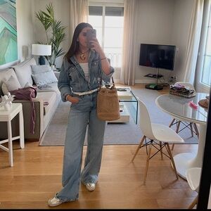 Zara Light Blue Denim Jacket